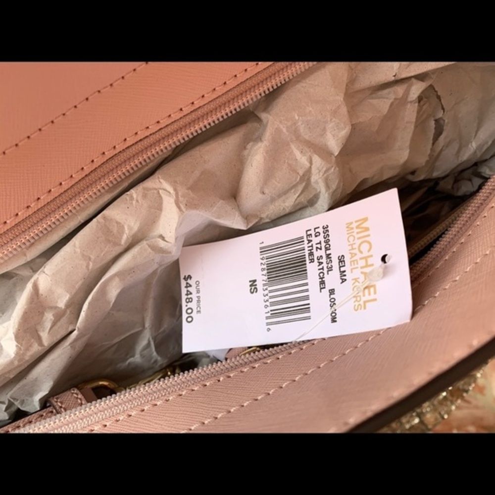 Michael kors large Selma satchel bag+ key charm - Picture 7 of 8